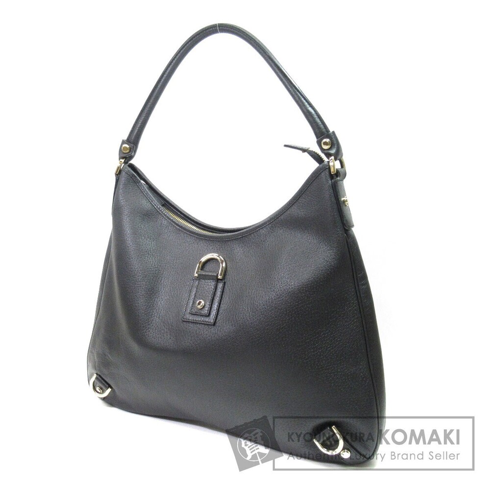 Gucci One Shoulder Hobo Leather Bag